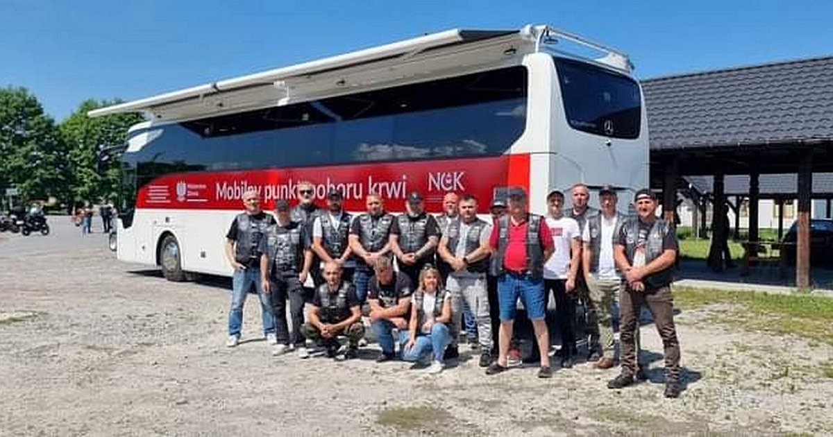 W Baranowie Sandomierskim polało się dużo krwi. Ofiarowali ją tarnobrzescy motocykliści i ludzie, którzy odpowiedzieli na ich apel