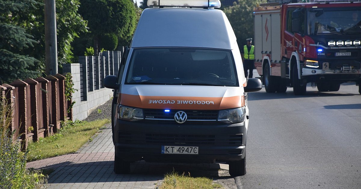 Przerwany gazociąg w Stalach, ulatniał się gaz [ZDJĘCIA]