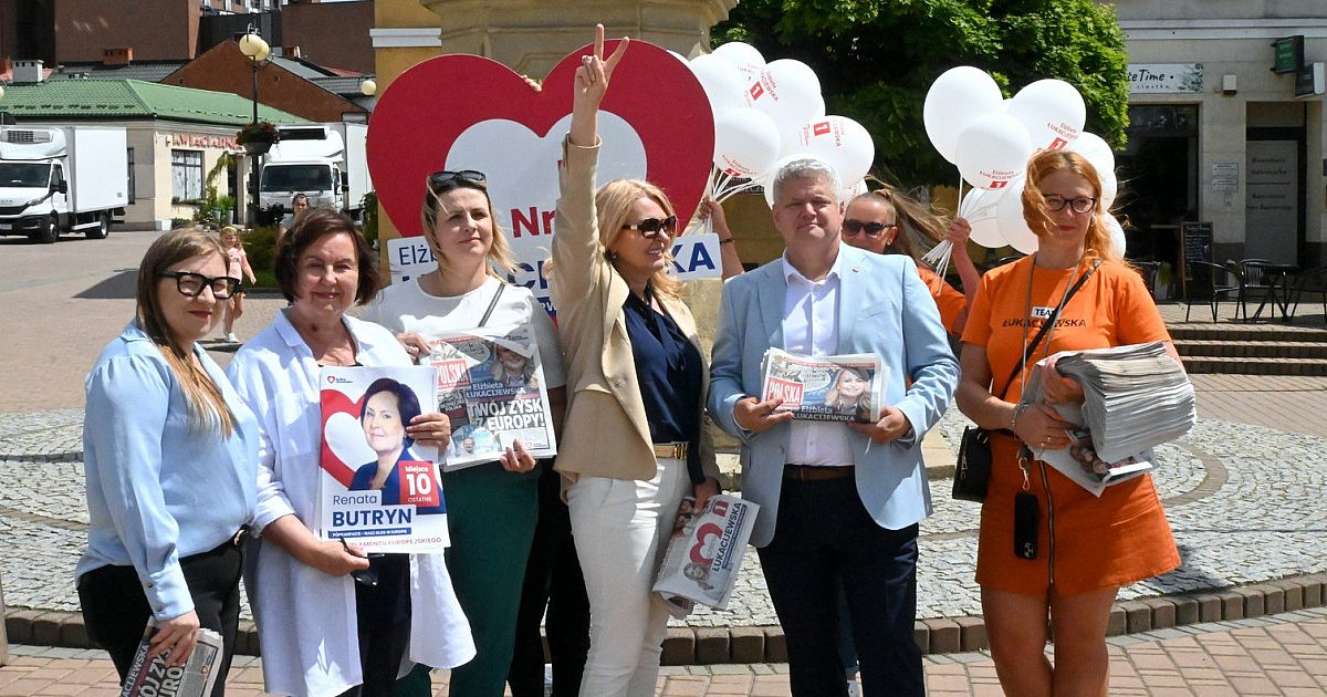 Europosłanka Elżbieta Łukacijewska zachęcała w Tarnobrzegu do udziału w wyborach do Parlamentu Europejskiego [ZDJĘCIA]