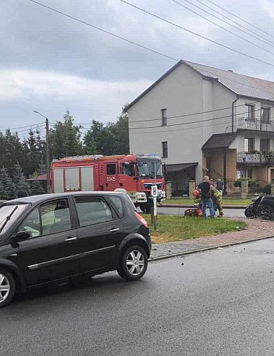 Zderzenie samochodów w Połańcu  -212272
