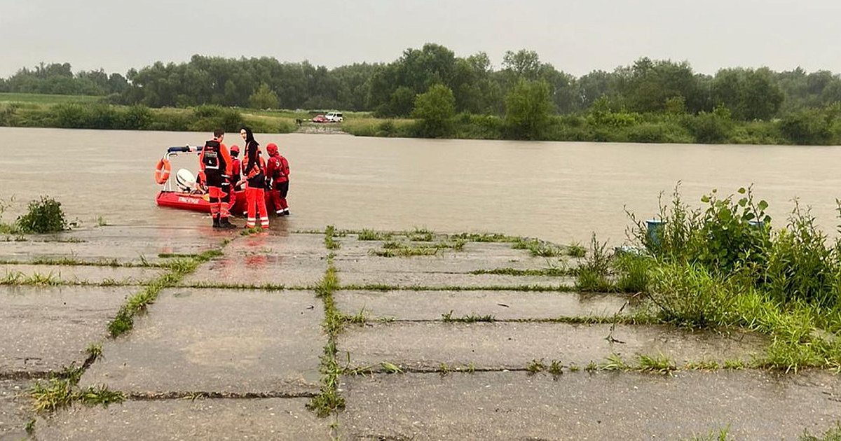 Akcja ratunkowa na Wiśle w Sandomierzu