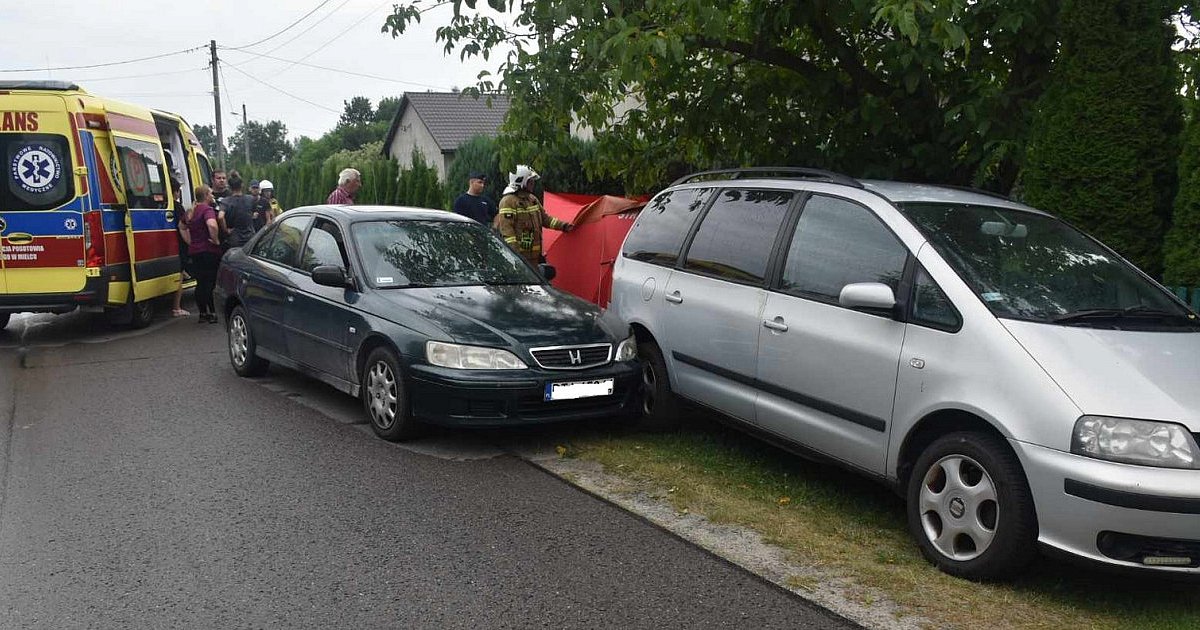 Wypadek w Stalach niedaleko Tarnobrzega. Kierowca zasłabł w trakcie jazdy [ZDJĘCIA]