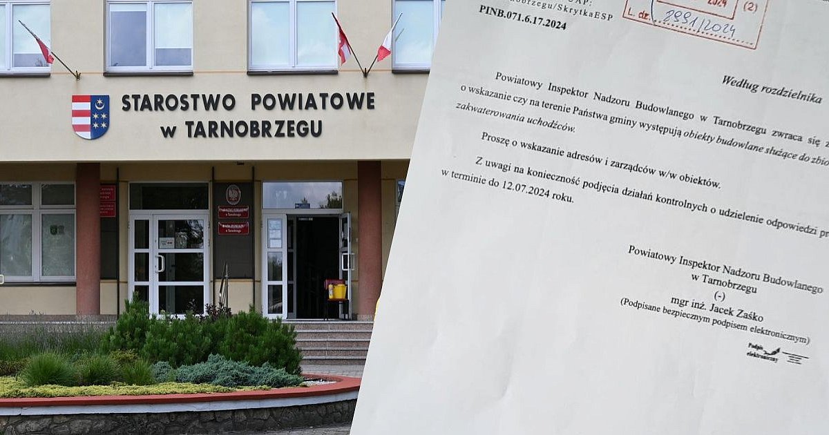 Powiat tarnobrzeski w centrum ogólnopolskiej burzy. Poszło o miejsca dla uchodźców i pismo nadzoru budowlanego