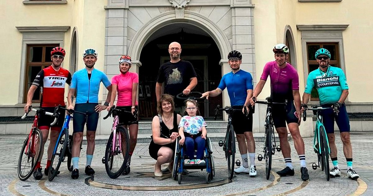 Przejadą rowerami 900 km w cztery dni dla Marysi z Tarnobrzega cierpiącej na SMA