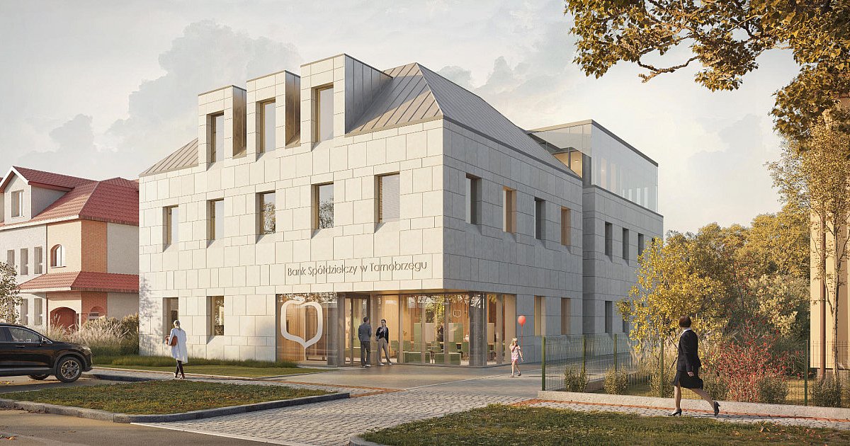 Bank Spółdzielczy w Tarnobrzegu będzie miał nową siedzibę [WIZUALIZACJE]
