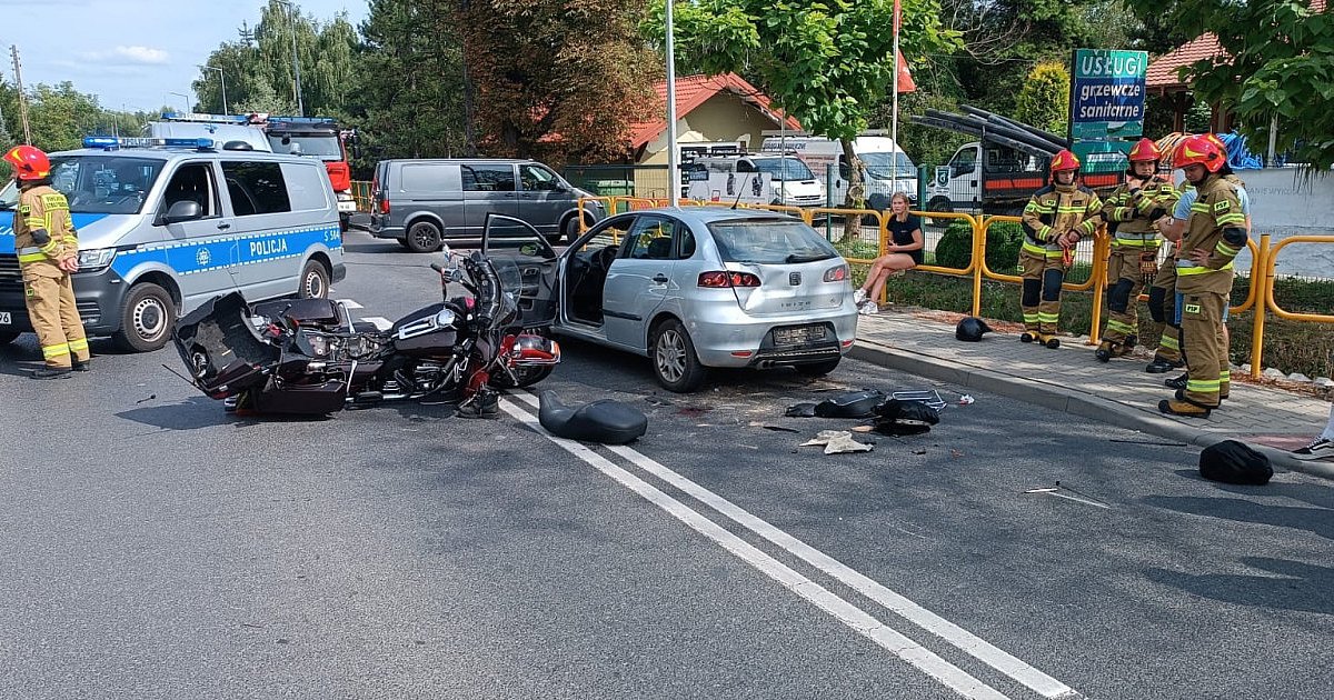 Wypadek na krajowej "79" w Sandomierzu, droga całkowicie zablokowana!