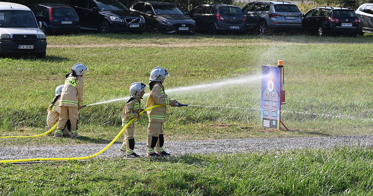 Mali strażacy rywalizowali w Suchorzowie. To były pierwsze takie zawody [ZDJĘCIA]