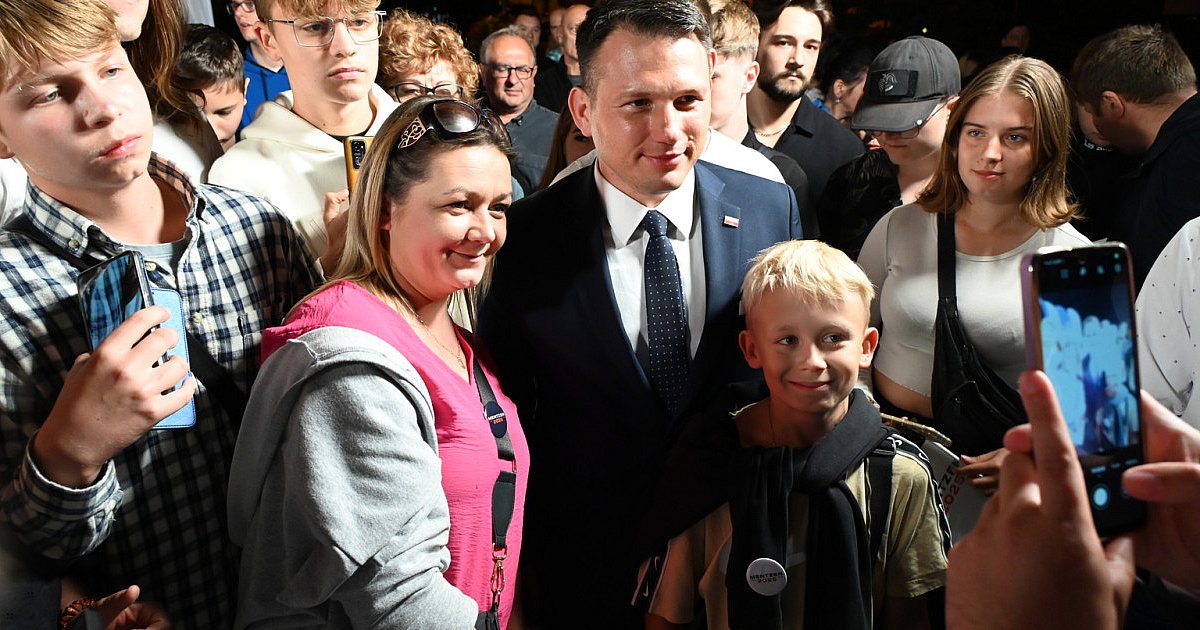 S. Mentzen w Tarnobrzegu: "Tak, jestem nieprezydencki. Nie nadaję się do pilnowania żyrandola" [ZDJĘCIA]