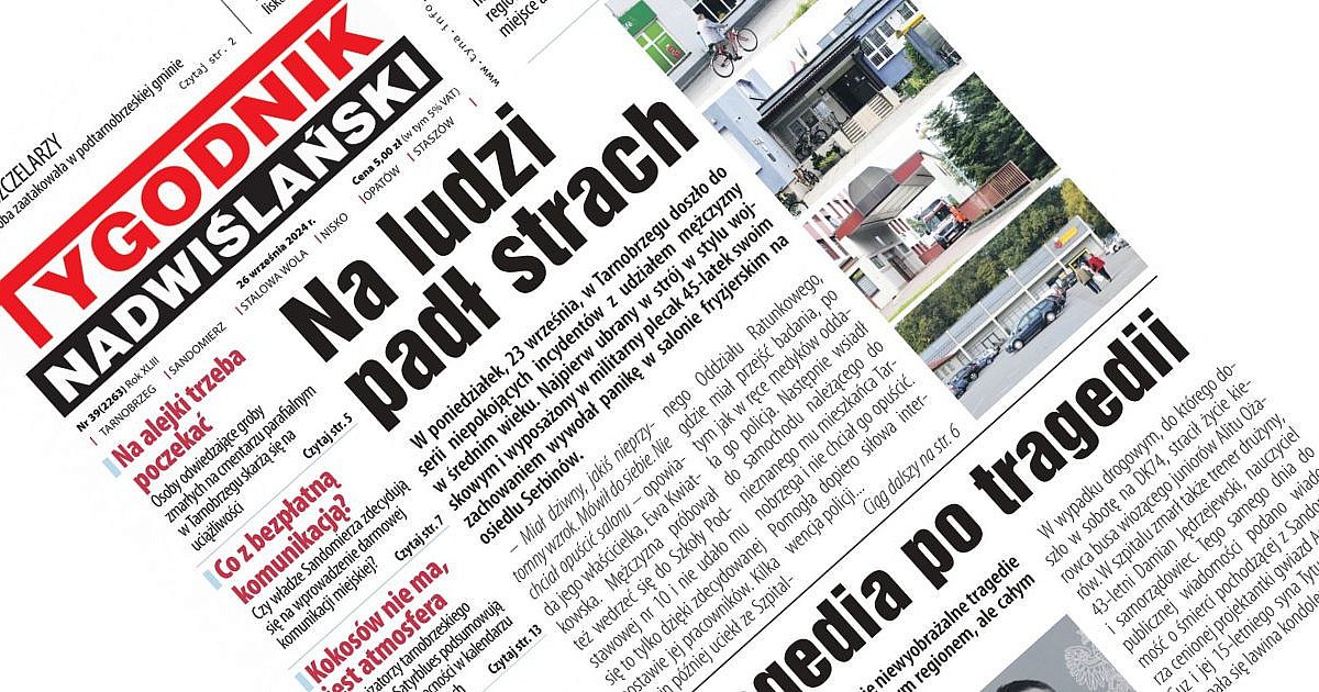 Co w najnowszym numerze "Tygodnika Nadwiślańskiego"? - 26 września 2024