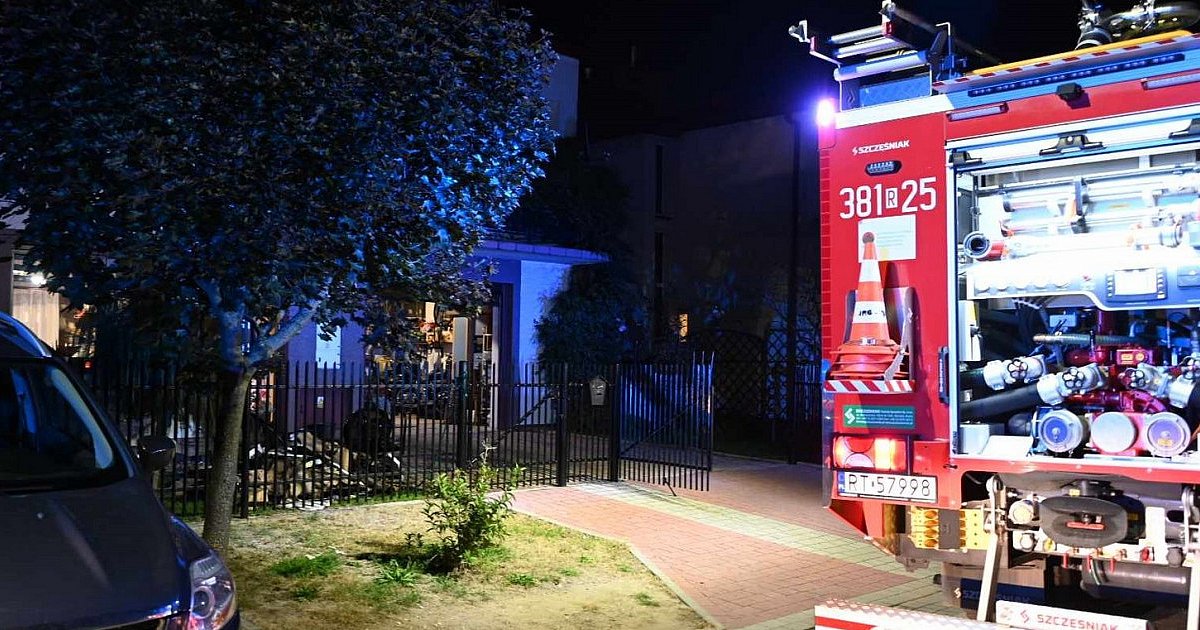 Pożar w Tarnobrzegu. Z budynku ewakuowano... królika