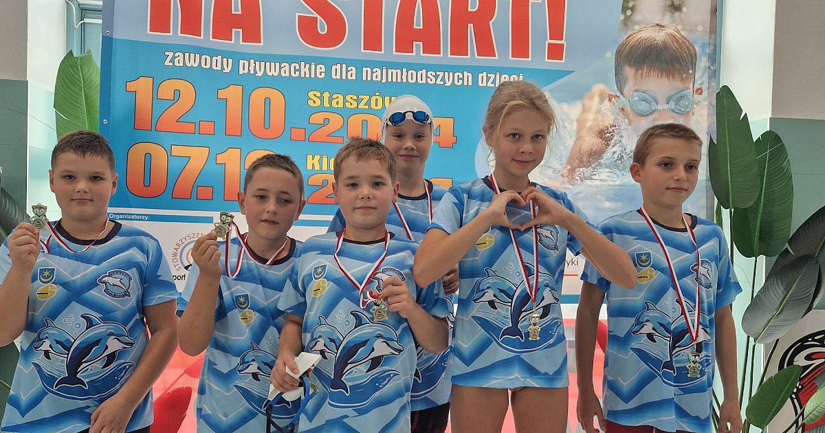 Nasi mali mistrzowie z UKS Delfin Tarnobrzeg z kolejnymi medalami