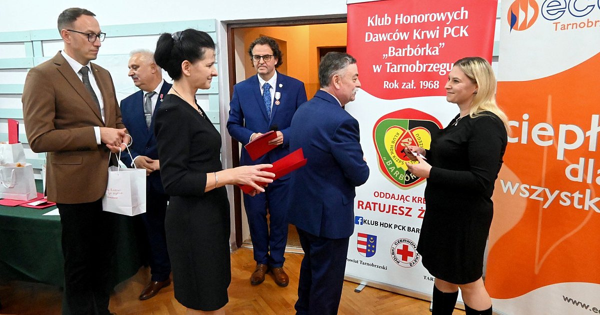 Uhonorowali krwiodawców z tarnobrzeskiej "Barbórki" [ZDJĘCIA]