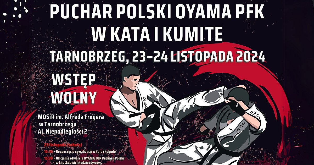 W Tarnobrzegu walczą o Puchar Polski Oyama Polskiej Federacji Karate