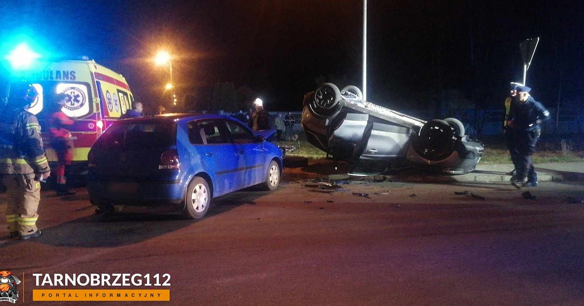 Groźne dachowanie w Gorzycach, 4 osoby w szpitalu