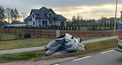 Wypadek w powiecie staszowskim. Są utrudnienia na drodze krajowej nr 79 -217605