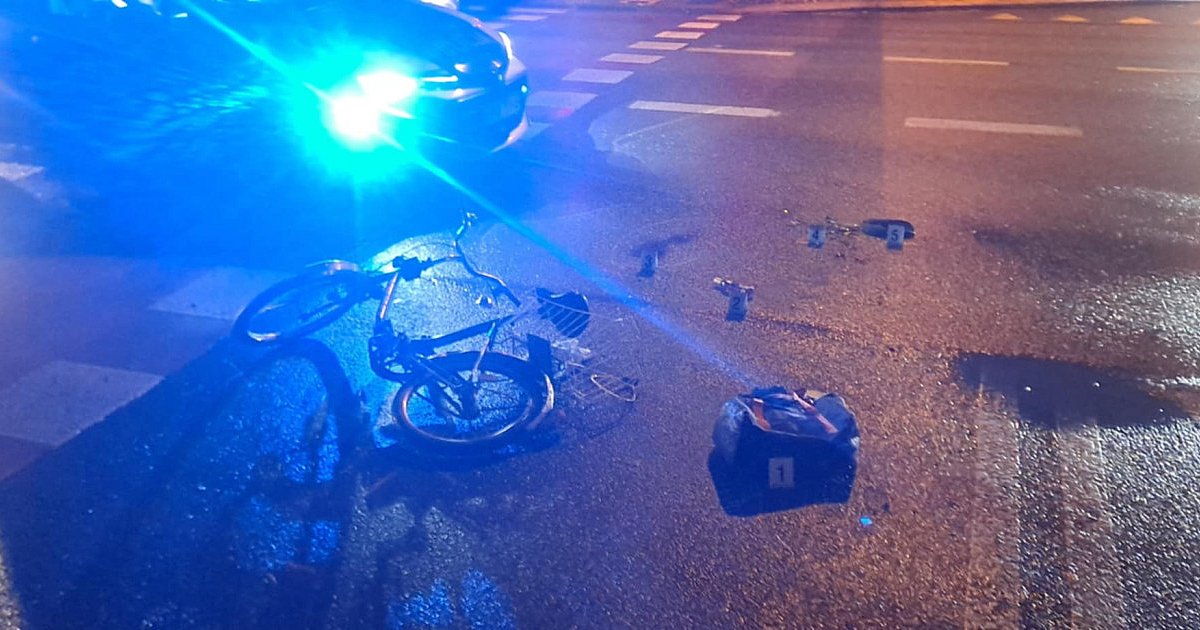 Potrącenie rowerzysty na ul. Kopernika w Tarnobrzegu [ZDJĘCIA]