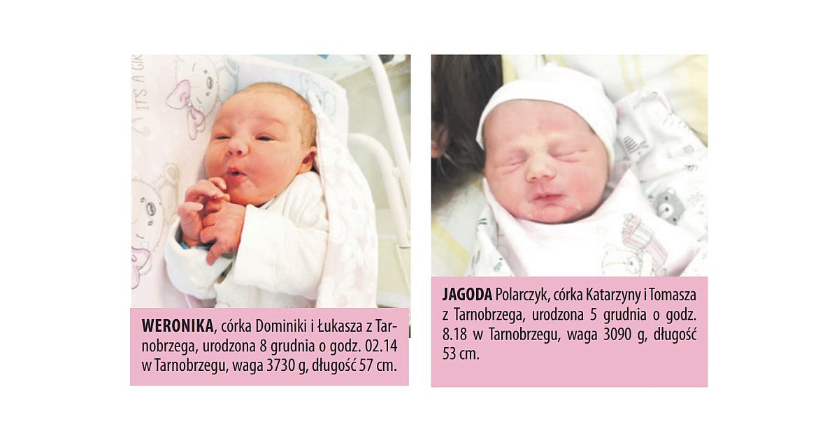Zobacz zdjęcia dzieci urodzonych w Tarnobrzegu i Sandomierzu [FOTO]