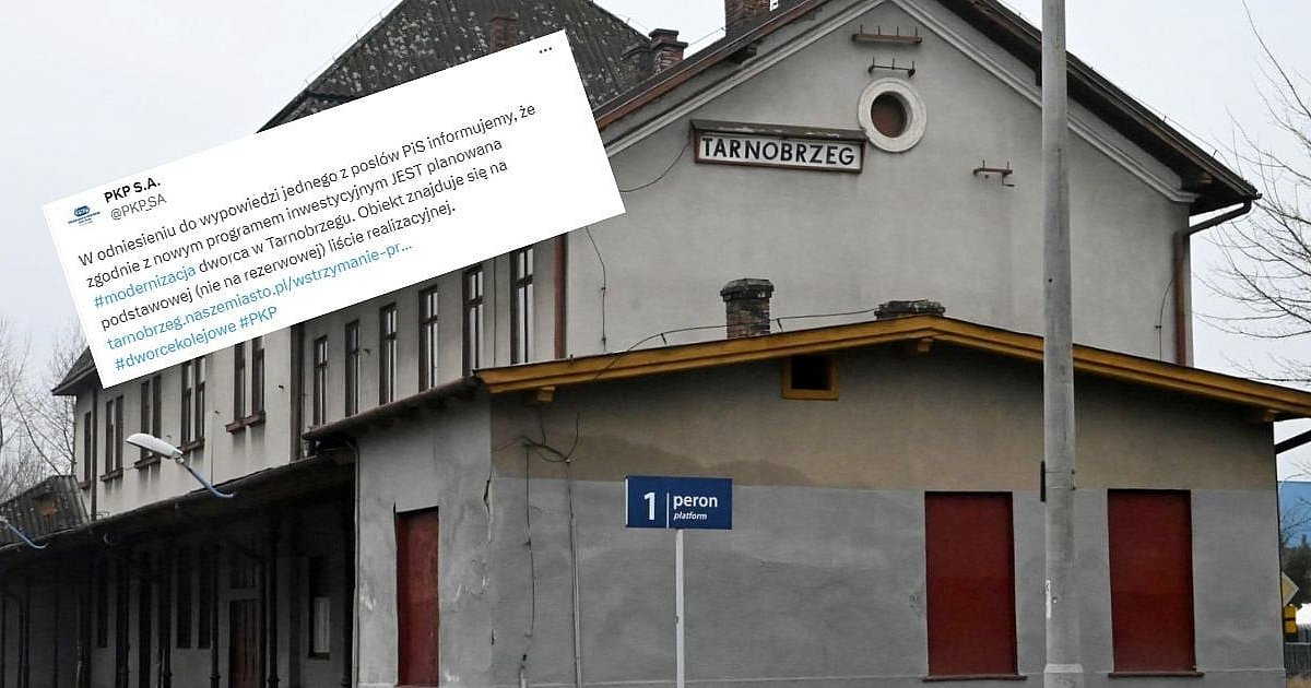 O dworcu PKP w Tarnobrzegu zrobiło się głośno w całej Polsce