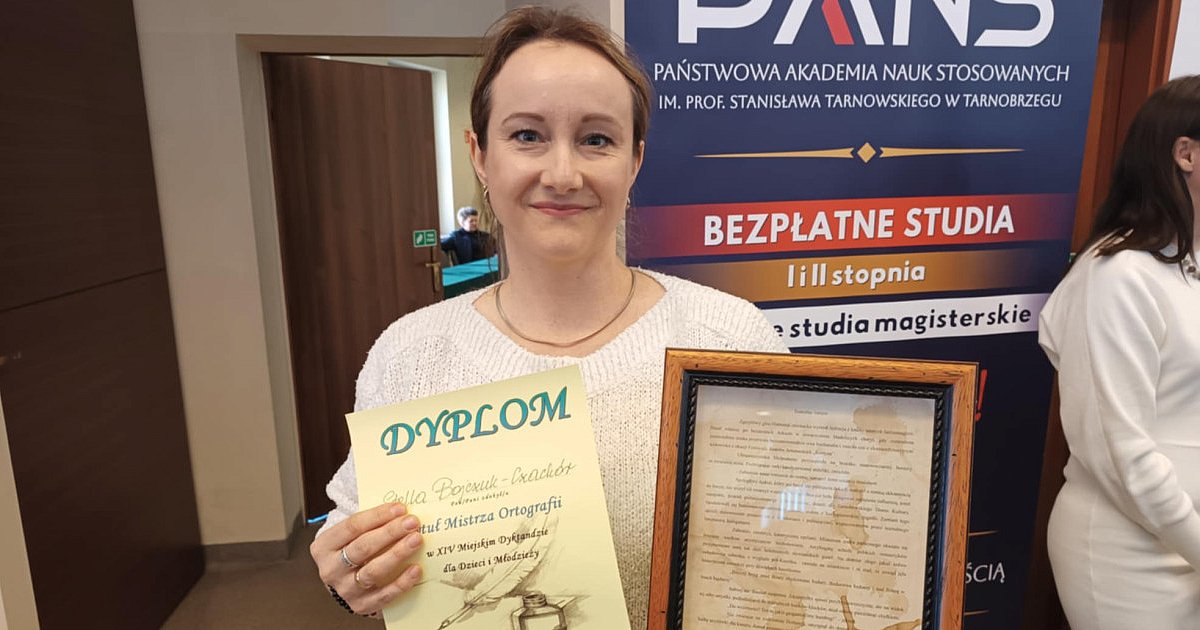 Nasza redakcyjna koleżanka zwyciężczynią w tarnobrzeskim Miejskim Dyktandzie [ZDJĘCIA]