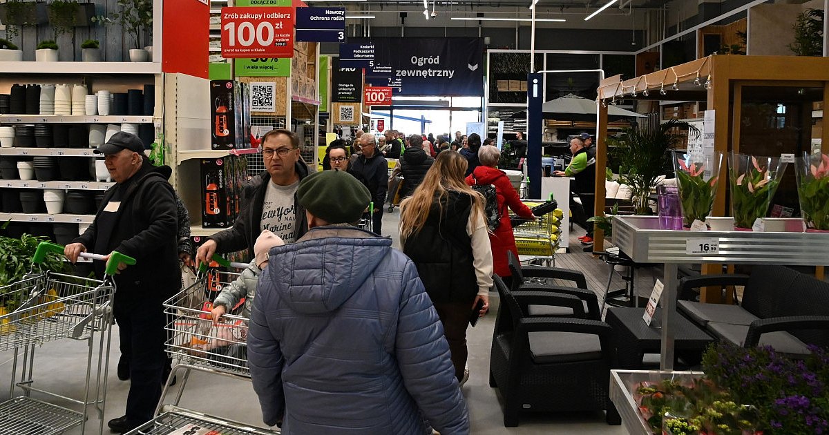 Tłumy na otwarciu sklepu Leroy Merlin w Tarnobrzegu [FOTO]