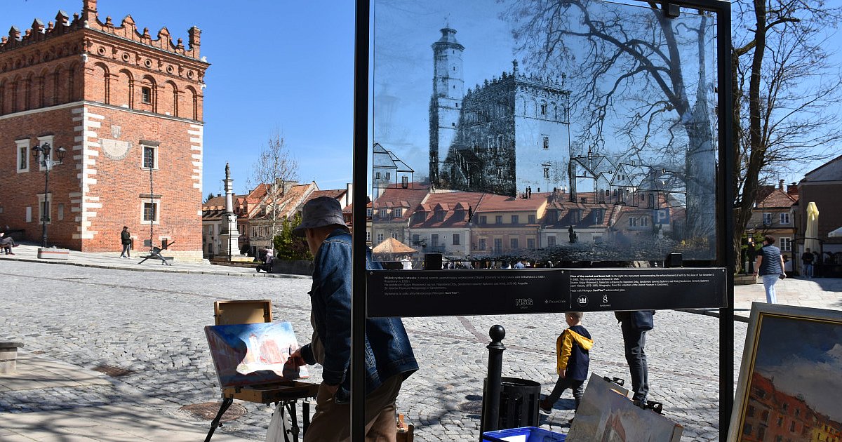 Zatrzymują chwilę i urodę miasta na płótnie. Malarskie spotkanie w Sandomierzu [ZDJĘCIA]