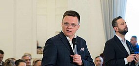 Szymon Hołownia w Tarnobrzegu zaraz po świętach