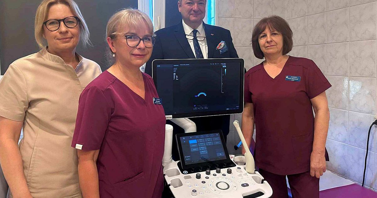 Nowy aparat USG służy pacjentkom przyszpitalnej poradni w Sandomierzu