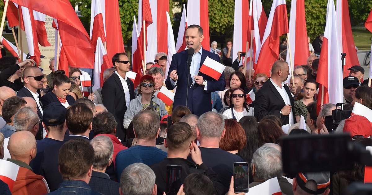 Karol Nawrocki odwiedził Nową Dębę w ramach kampanii prezydenckiej [ZDJĘCIA]