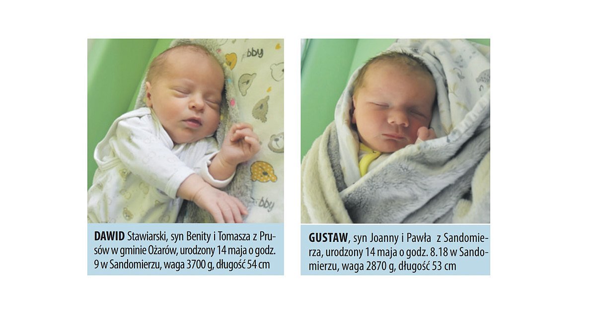 Zobacz zdjęcia dzieci urodzonych w Tarnobrzegu i Sandomierzu [FOTO]