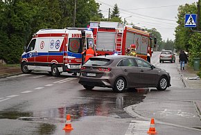 Rowerzystka potrącona na przejściu dla pieszych -222613