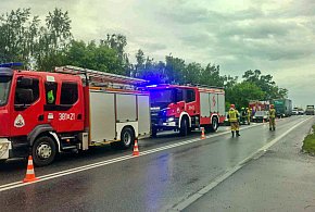 Wypadek drogowy w Trześni – dwie osoby w szpitalu-222760