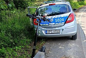 Jechał hulajnogą, mając prawie dwa promile. Dostał 2,5 tys. zł mandatu-222773