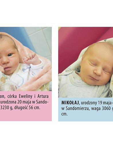 Zobacz zdjęcia dzieci urodzonych w Tarnobrzegu i Sandomierzu-222805