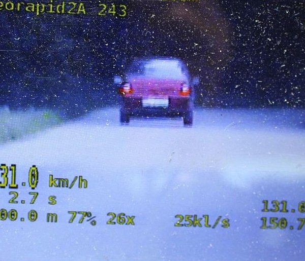 W Stalach kierowca przekroczył prędkość o 81 km/h. Otrzymał wysoki mandat-223160