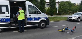 Potrącenie rowerzystki w Tarnobrzegu