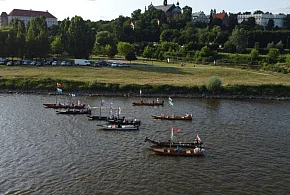 Wiślana parada łodzi w Sandomierzu z lotu ptaka [ZDJĘCIA]-223252