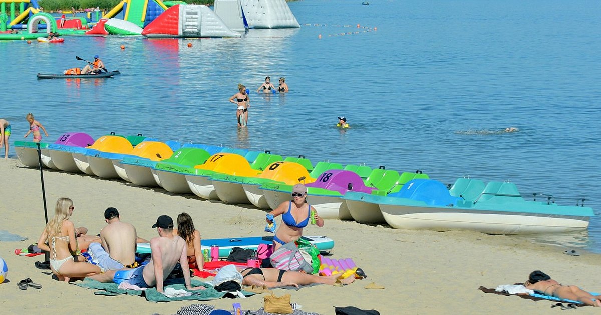 Upał i relaks nad Jeziorem Tarnobrzeskim - fotorelacja ze środy, 2 lipca [ZDJĘCIA]