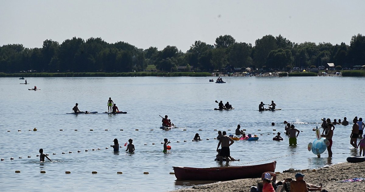 Słoneczna sobota, ale bez tłumów nad Jeziorem Tarnobrzeskim [ZDJĘCIA]