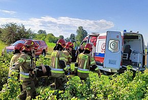 Dramat na polu. 73-letni mężczyzna wpadł pod kombajn do zbioru porzeczek [ZDJĘCIA]-223881