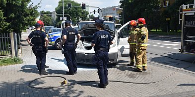 Pożar pojazdu w Tarnobrzegu. Na miejsce wezwano służby [ZDJĘCIA]-223916