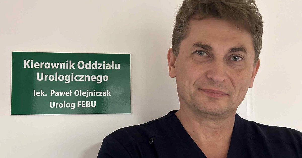 Paweł Olejniczak nowym kierownikiem urologii w sandomierskim szpitalu. Oddział ma ambitne plany