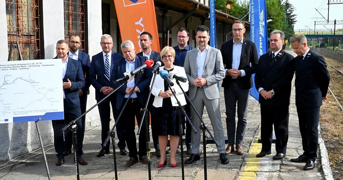 Startuje ważna inwestycja kolejowa. Skorzystają Tarnobrzeg, Sandomierz, Stalowa Wola i cały region