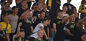 Zdjęcia kibiców z meczu Siarki z Sokołem
