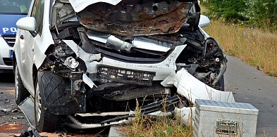 Wypadek na krajowej „77” w gminie Gorzyce. Dwie osoby w szpitalu [ZDJĘCIA]-224941