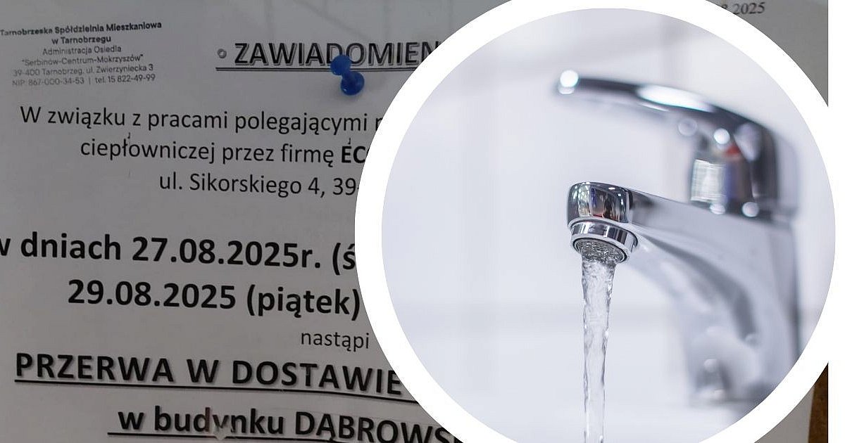 Część tarnobrzeskiego Serbinowa bez ciepłej wody. Przez trzy dni