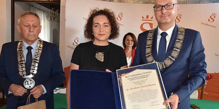Marek Sochacki Honorowym Obywatelem Sandomierza-225082