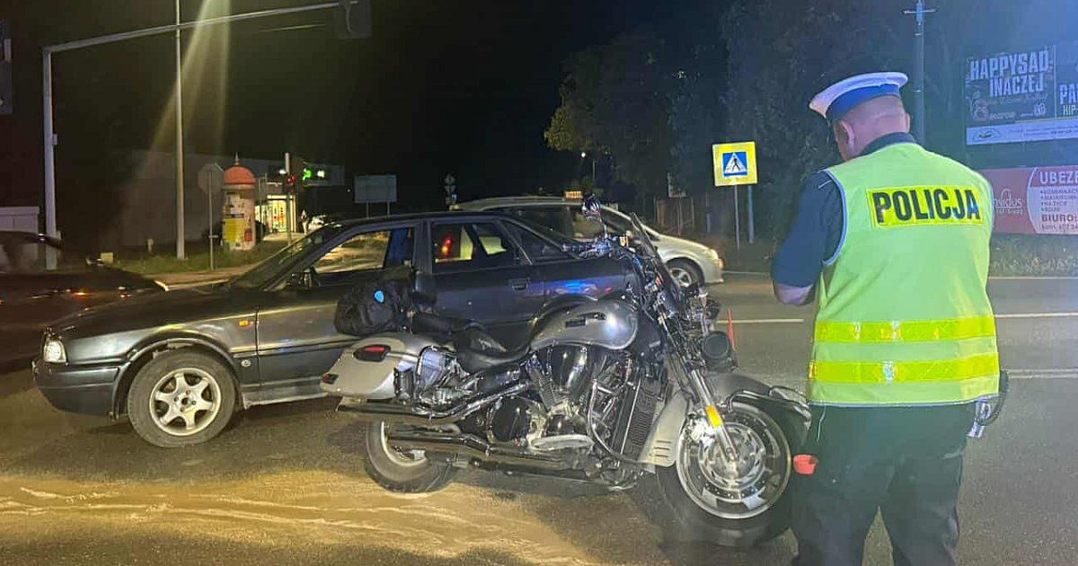 Wypadek pod Kauflandem w Sandomierzu