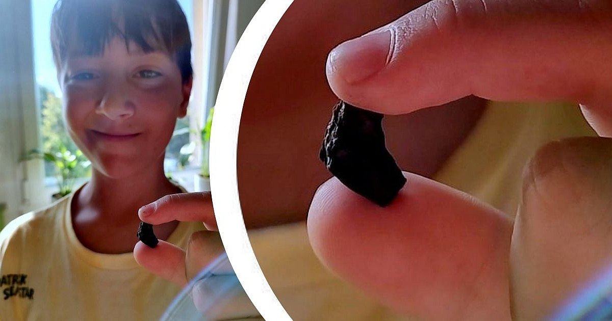 Antek Kilijański z Tarnobrzega znalazł meteoryt mający 4,5 miliarda lat!