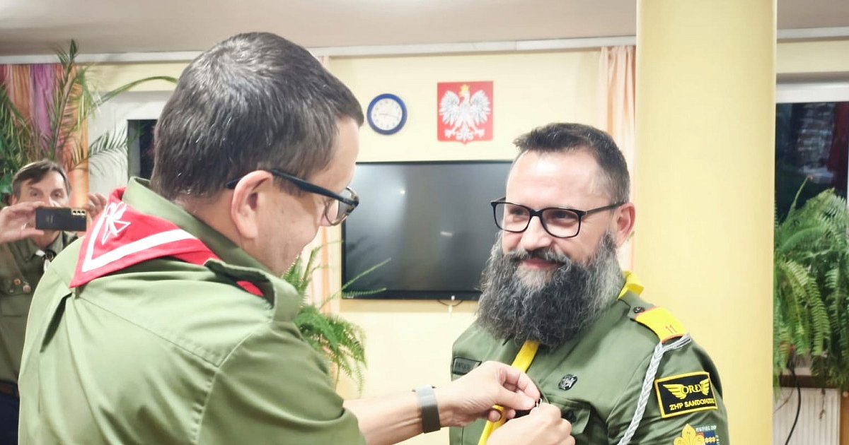 Zmiana na czele Hufca ZHP w Sandomierzu - Piotr Statuch obejmuje funkcję komendanta