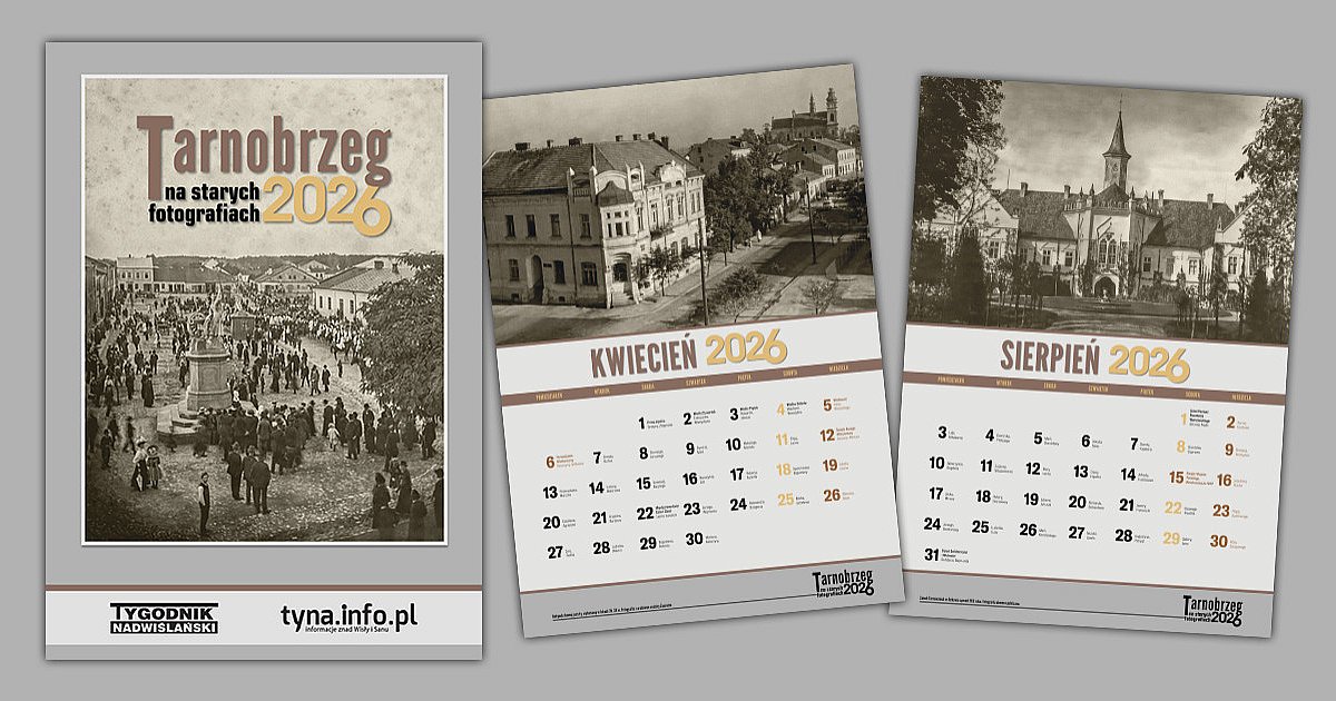 "Tarnobrzeg na starych fotografiach" - wyjątkowy kalendarz dla miłośników miasta i historii
